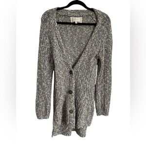 Anthropologie Angel of the North Knit V Neck Button Up Cardigan Size Medium
